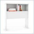 ADD TO YOUR SET: Sonax Willow Bookcase Headboard in Frost White