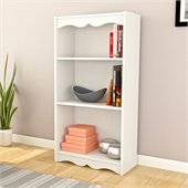 Sonax Hawthorn 48 Tall Bookcase in Frost White
