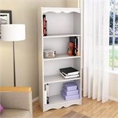 Sonax Hawthorn 60 Tall Bookcase in Frost White