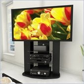 Sonax Zurich Vertical TV Stand with Mount for TV's up to 65 in Black