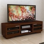 Sonax Granville 66 Warm Cinnamon Wood Veneer TV Stand in Cinnamon