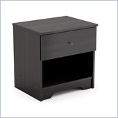 Sonax Plateau Nightstand in Midnight Black