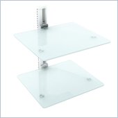 Sonax Double Component Wall Shelf in White