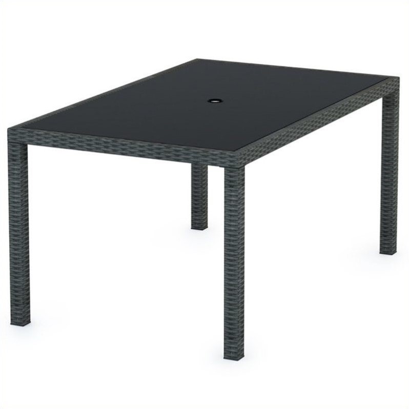 Sonax Park Terrace Table in Black Weave