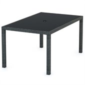 Sonax Park Terrace Table in Black Weave
