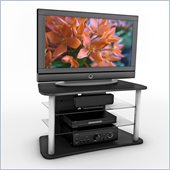 Sonax Cruise 40 TV and Component Bench in Midnight Black