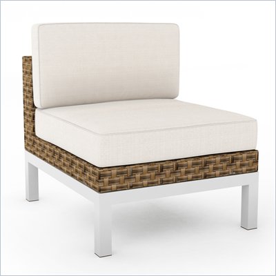 Sonax Beach Grove Armless Chair in Saddle Strap Weave 