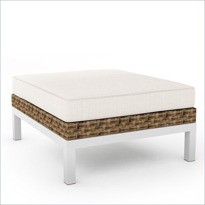 Sonax Beach Grove Ottoman in Saddle Strap Weave 