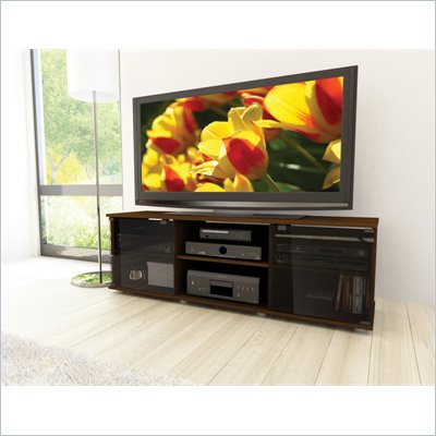 Sonax Fiji TV Stand and Component Bench in Urban Maple