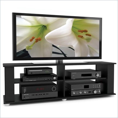 Sonax Fillmore 58" Midnight Black TV Component Stand