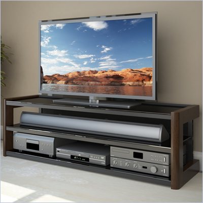Sonax Milan 60" Quick Click Glass TV Stand