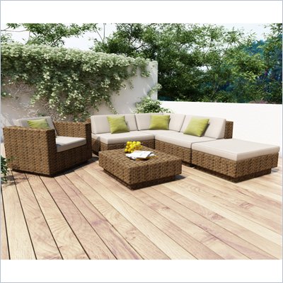 Sonax Park Terrace 6 Piece Sectional Patio Set