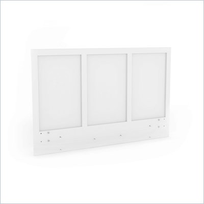 Sonax Plateau Queen / Full Platform Headboard in Frost White