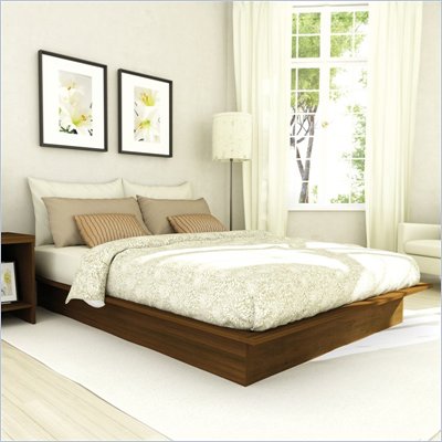 Sonax Contemporary Queen Platform Bed in Urban Maple