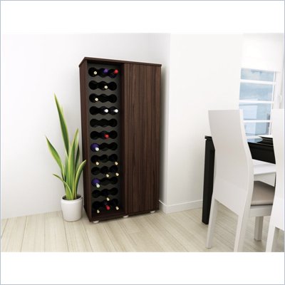 Sonax Contemporary  Ebony Pecan Wine Storage