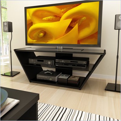 Sonax Venice 54" TV Stand in Midnight Black