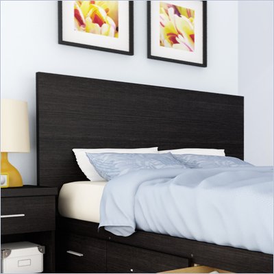 Sonax Willow Panel Headboard in Ravenwood Black