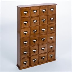 Leslie Dame 288 CD Storage Cabinet in Oak