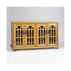Leslie Dame Mission Flat Panel/Plasma/LCD Oak TV Stand