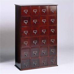 Leslie Dame 288 CD Storage Cabinet in Cherry
