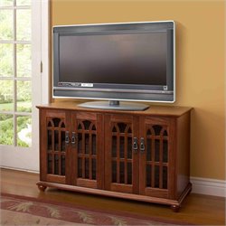 Leslie Dame 48 Plasma Walnut TV Stand