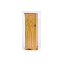 Leslie Dame Revolving CD/DVD Multimedia Storage Cabinet with Door