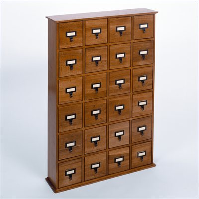 Leslie Dame 288 CD Storage Cabinet in Oak