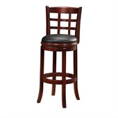 Boraam Kyoto 29 LT. Dark Cherry Swivel Bar Stool