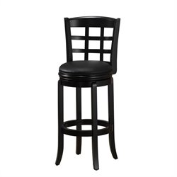 Boraam Kyoto 29H Swivel Bar Stool in Black