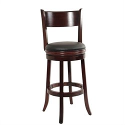 Boraam Palmetto 29 Swivel Bar Stool in English Tudor