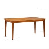 Boraam Shaker 36 x 60 Wood Dining Table in Oak