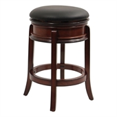 Boraam Magellan 24 Swivel Counter Stool in Brandy