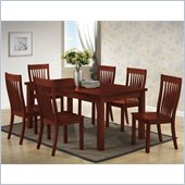 Boraam Grantsville 7 Piece Dining Set in Cherry