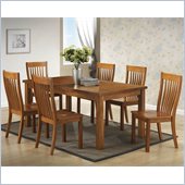 Boraam Grantsville 7 Piece Dining Set in Fruitwood