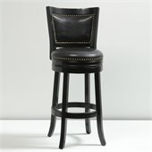 Boraam 29 Bristol Swivel Stool in Black