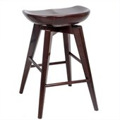 Boraam 24 Bali Swivel Stool in Cappuccino