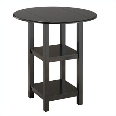 Boraam Powellton Pub Table in Black