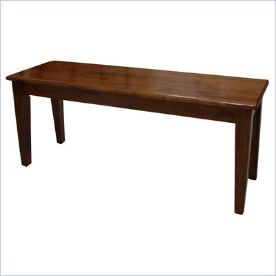Boraam Shaker Bench in Walnut