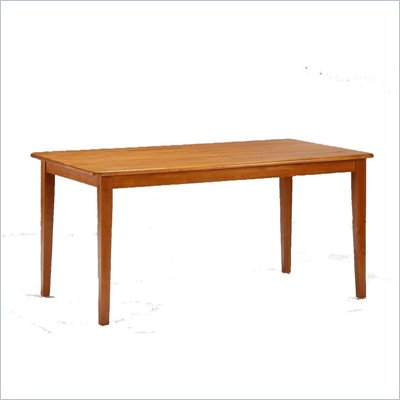 Boraam Shaker 36" x 60" Wood Dining Table in Oak