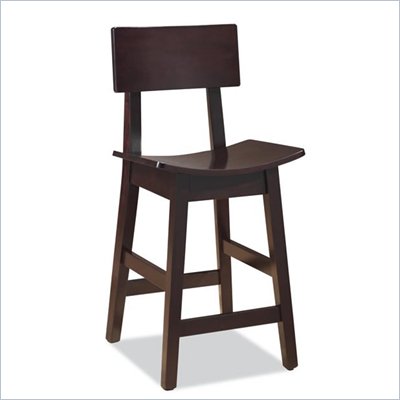 Boraam Torino 24" Stationary Counter Stool in Cappuccino
