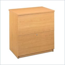 Bestar 2 Drawer Lateral File Storage Cabinet in Maple Finish by Bestar