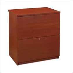 Bestar 2 Drawer Lateral Wood File Storage Cabinet in Cinnamon by Bestar