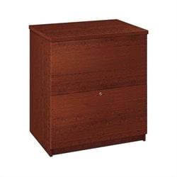 Bestar 2 Drawer Lateral File Wood Storage Cabinet in Tuscany Brown by Bestar
