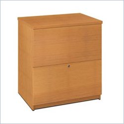 Bestar 2 Drawer Lateral File Storage Cabinet in Golden Oak Finish by Bestar