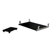 Bestar Charcoal Keyboard Shelf and CPU Platform