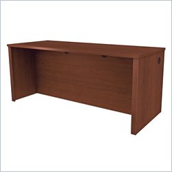 Bestar Prestige + Wood Credenza in Cognac Cherry