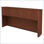 Bestar Prestige + Hutch for Credenza in Cognac Cherry