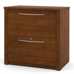 Bestar Embassy 2 Drawer Lateral File Storage Cabinet in Tuscany Brown Finish by Bestar