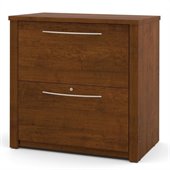 Bestar Embassy 2 Drawer Lateral Wood File Storage Cabinet in Tuscany Brown