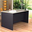 ADD TO YOUR SET: Bestar Hampton Home Office Computer Desk in Sand Granite & Charcoal